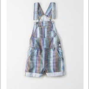 American Eagle Short Overalls